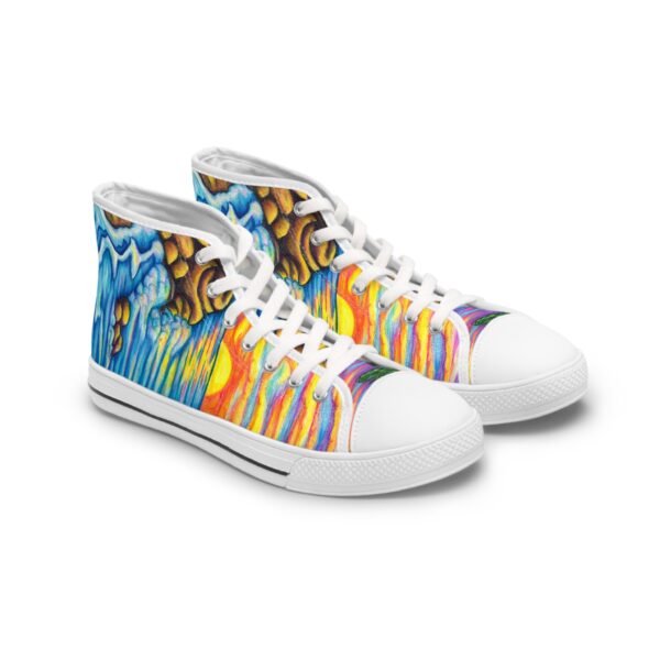 Sacred Feminine - Aquarium Beach - Women's High Top Sneakers