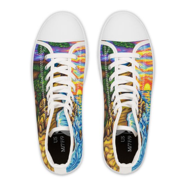 Sacred Feminine - Aquarium Beach - Women's High Top Sneakers - Image 2