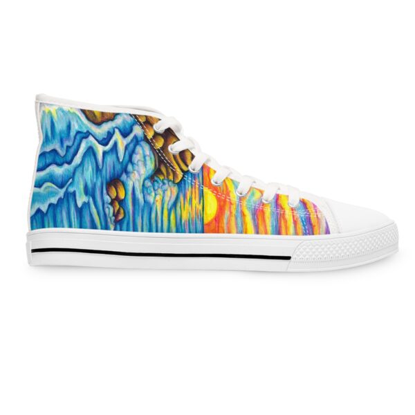 Sacred Feminine - Aquarium Beach - Women's High Top Sneakers - Image 4