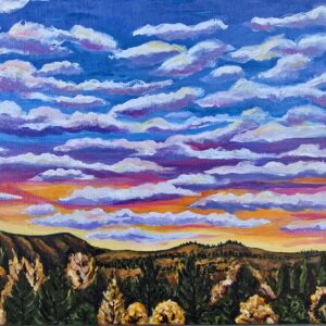 Peace for Miles, sunset over Aberdeen Kamloops.